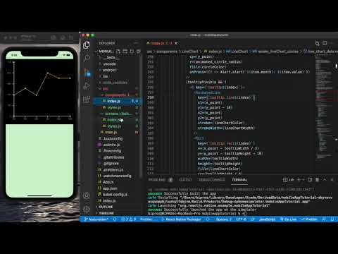 #2: Line Chart | Animation | ToolTip | React Native | react-native-svg