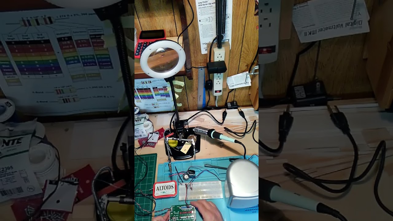 My COSMAC Elf RCA 1802 Membership Card Computer Gets Low :)