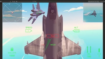 Cobra maneuver - Offensive and defensive conversion- My air combat game developed with Unity