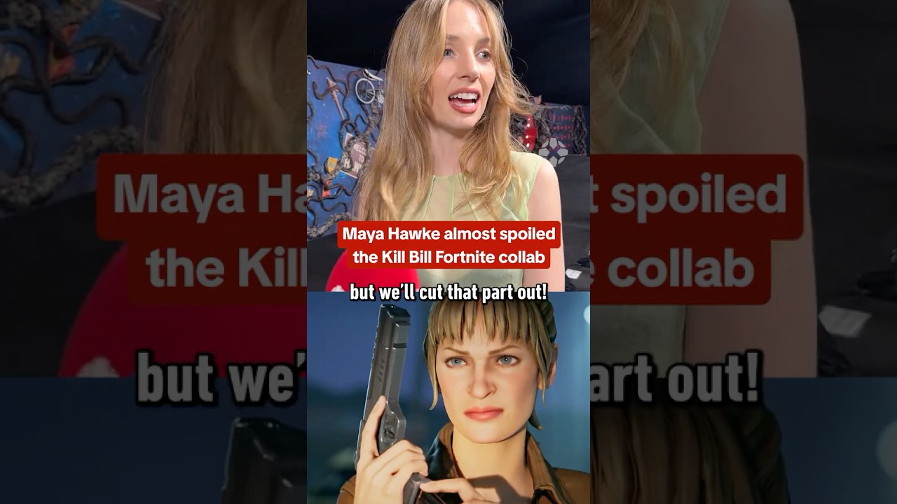 Now that Maya Hawke's mom is in Fortnite, we can now post this video lol #strangerthings #ign