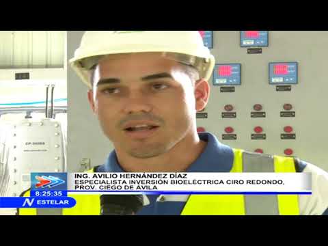 Avanza construcción de la mayor bioeléctrica de Cuba