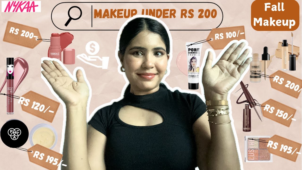 Full Face of Makeup Under Rs 200/- | Step by Step Guide for BEGINNERS 🌸