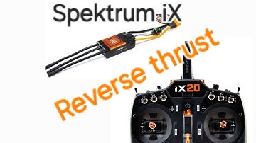 Spektrum iX / Avian reverse thrust setup