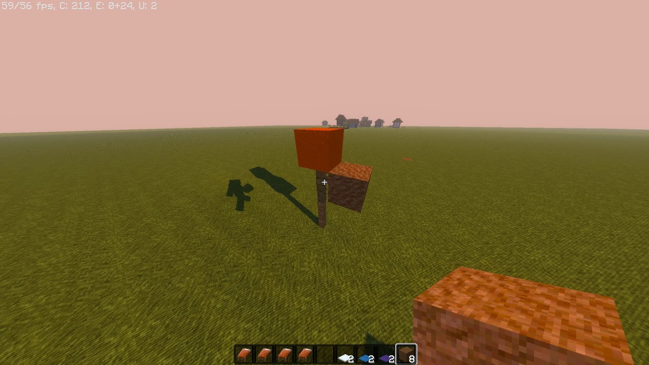 How to make a Beach Parasol in Minecraft [SUPER EASY] YouTube