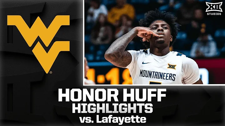 West Virginia's Honor Huff LIGHTS IT UP from 3 PT Range vs. Lafayette