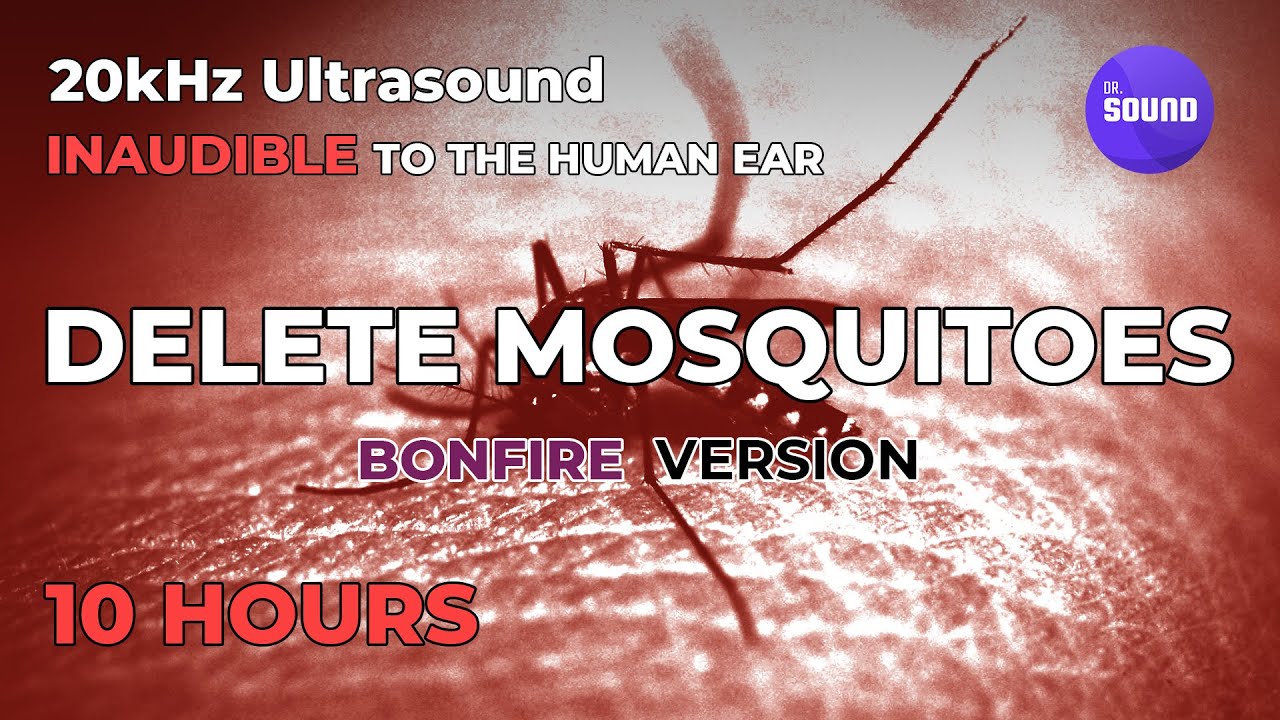 Огонь + 20 kHz Ультразвук = глубокий сон без комаров: звук, чтобы избавиться от комаров