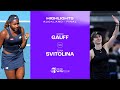 Coco Gauff vs Elina Svitolina  2024 Auckland Final  WTA Match Highlights