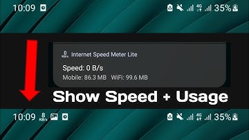 How to Show Internet Speed Meter on Android