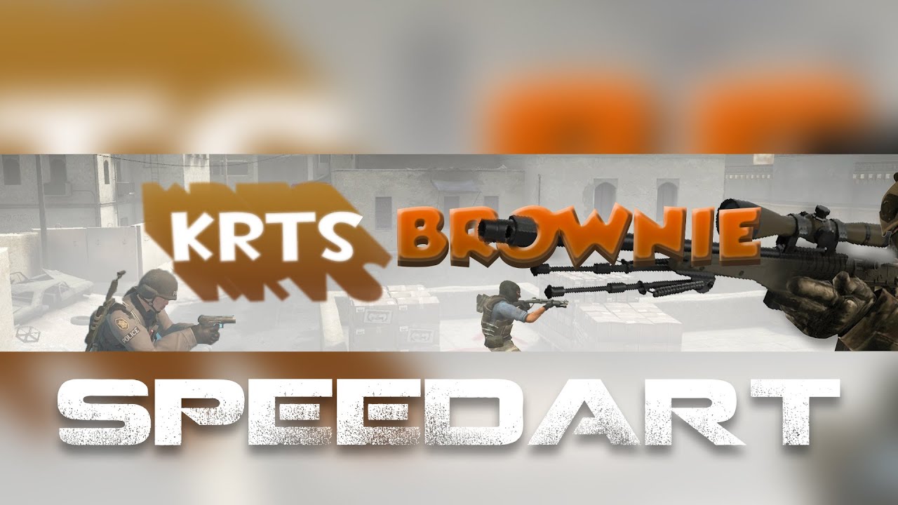 KrtsBrownie - CS:GO Banner SpeedArt