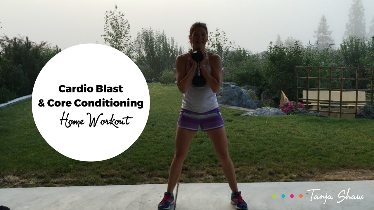 Cardio Blast & Core Conditioning Home Workout - YouTube