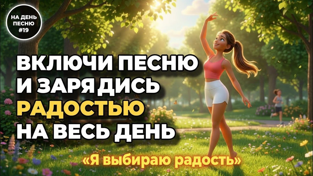НА ДЕНЬ ПЕСНЮ #19 | Радостная ПЕСНЯ-АФФИРМАЦИЯ счастья и энергии | 