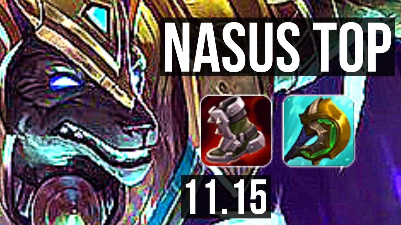 NASUS vs JAX (TOP) | 7/1/2, 400+ games, Godlike | BR Master | v11.15