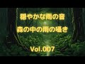 【The sound of gentle rain/穏やかな雨の音】森の中の雨の囁き 007【睡眠用BGM】