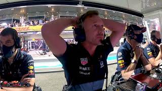 Christian Horner's reaction to the new world champion Max Verstappen HD