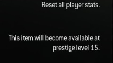 15 Prestige Reset All Stats