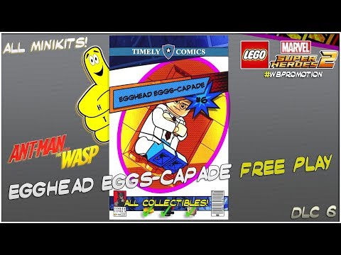 Lego Marvel Superheroes 2: Ant-Man & The Wasp DLC FREE PLAY (All Collectibles) - HTG