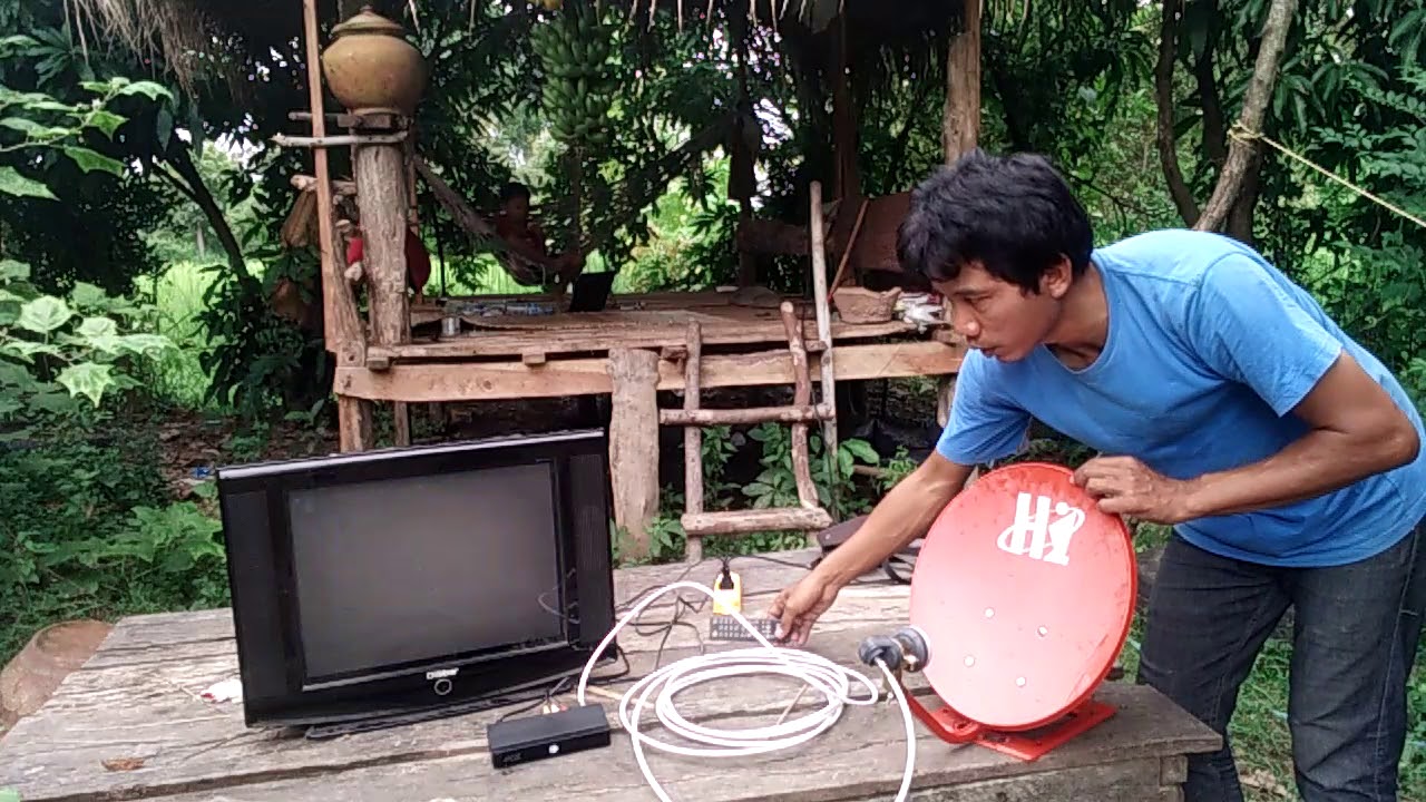 คลิปสอนการติดตั้งจานดาวเทียมด้วยตัวเองBy ช่างบัติ