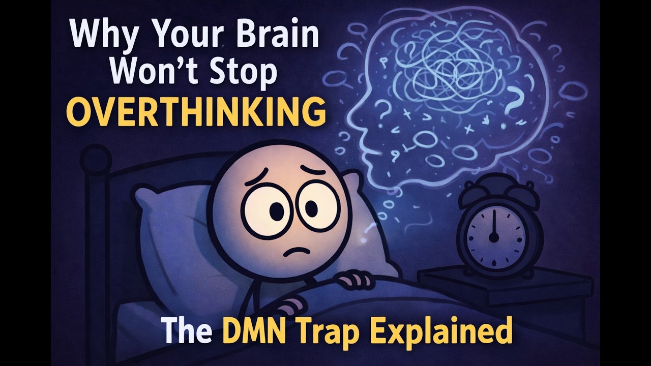 Why Your Brain Won't Stop Overthinking — The DMN Trap Explained - YouTube