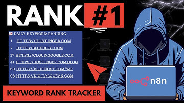 n8n AI Agent: SEO Keyword Rank Tracking Tool 📈