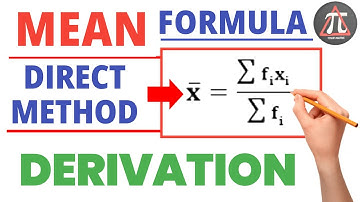Deriving the "Mean Formula" for grouped data, class 10 | very logical proof | @Yourmaths