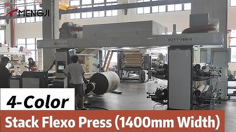 4-Color Stack Type Flexo Printing Machine