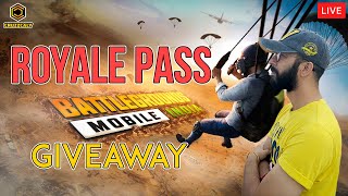 BGMI ROYALE PASS GIVEAWAY | CUSTOM ROOMS TOMORROW | CRUZZCALY