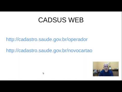 Cadastro no CADSUS WEB