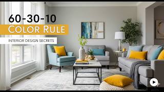 The Secret Rule Designers Use For Colors - Home Decor Ideas
