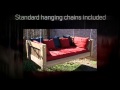 TMP Outdoor Furniture Traditional Red Cedar Daybed Swing TMP Outdoor Furniture Traditional Red Cedar Daybed Swing