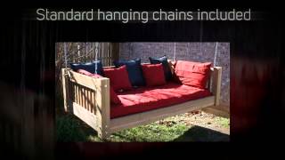 TMP Outdoor Furniture Traditional Red Cedar Daybed Swing Buy this swing exclusively at: http://www.theporchswingcompany.com/tmp-outdoor-furniture-traditional-red-cedar-daybed-swing.html