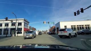 Relaxing Small Town Drive - Enumclaw, Washington in January