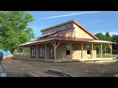 Straw-Bale Building at The Campus Farm