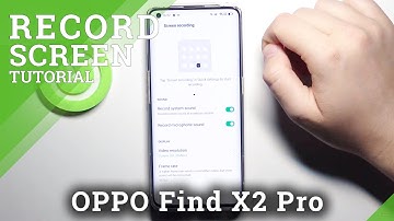 Front Camera during Screen Recording - OPPO Find X2 Pro & Screen Recorder