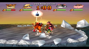 Crash Bash - review - Polar Panic ( Crystal Challenge )