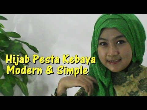 Cara Memakai Hijab Pesta Kebaya Modern dan Simple untuk ...