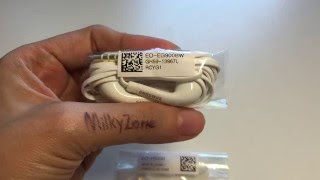 What Original Eo Eg900Bw Samsung Galaxy S5 Handsfree Earphone Headset For I9600 Looks Like?