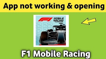 F1 Mobile Racing Game not working & opening Crashing Problem Solved
