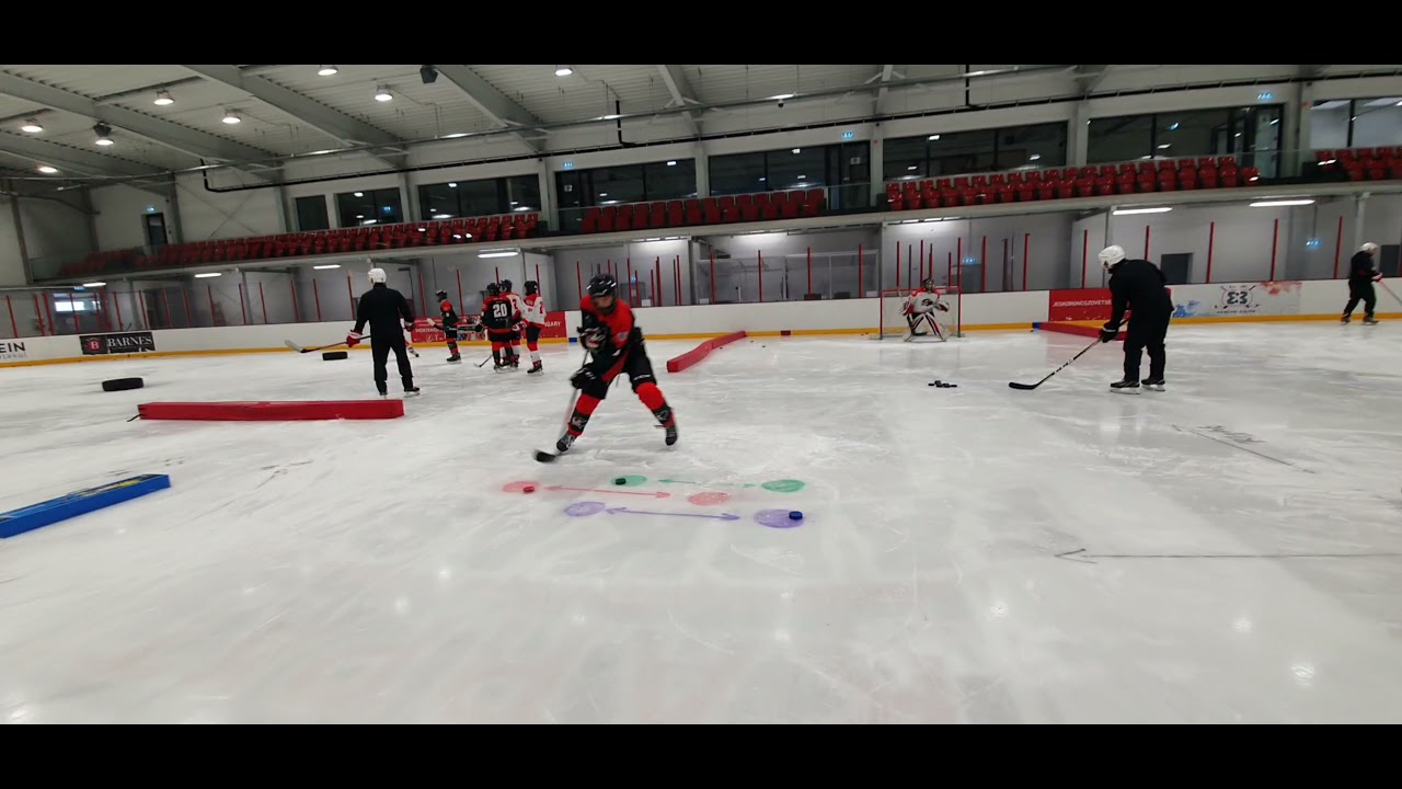 Stickhandling Drills for Hockey Players on Limited Space