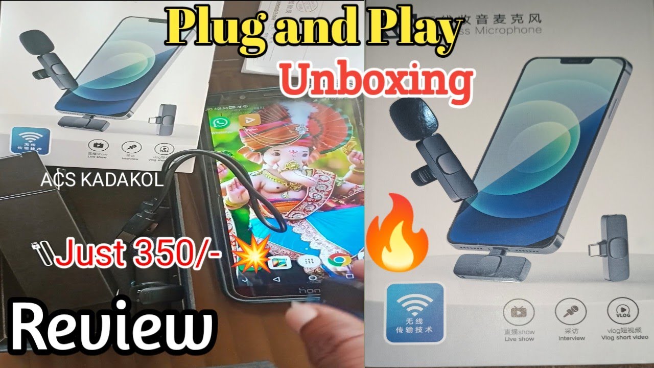 K8 Wireless Mic Review How to use wireless mic kannada Review