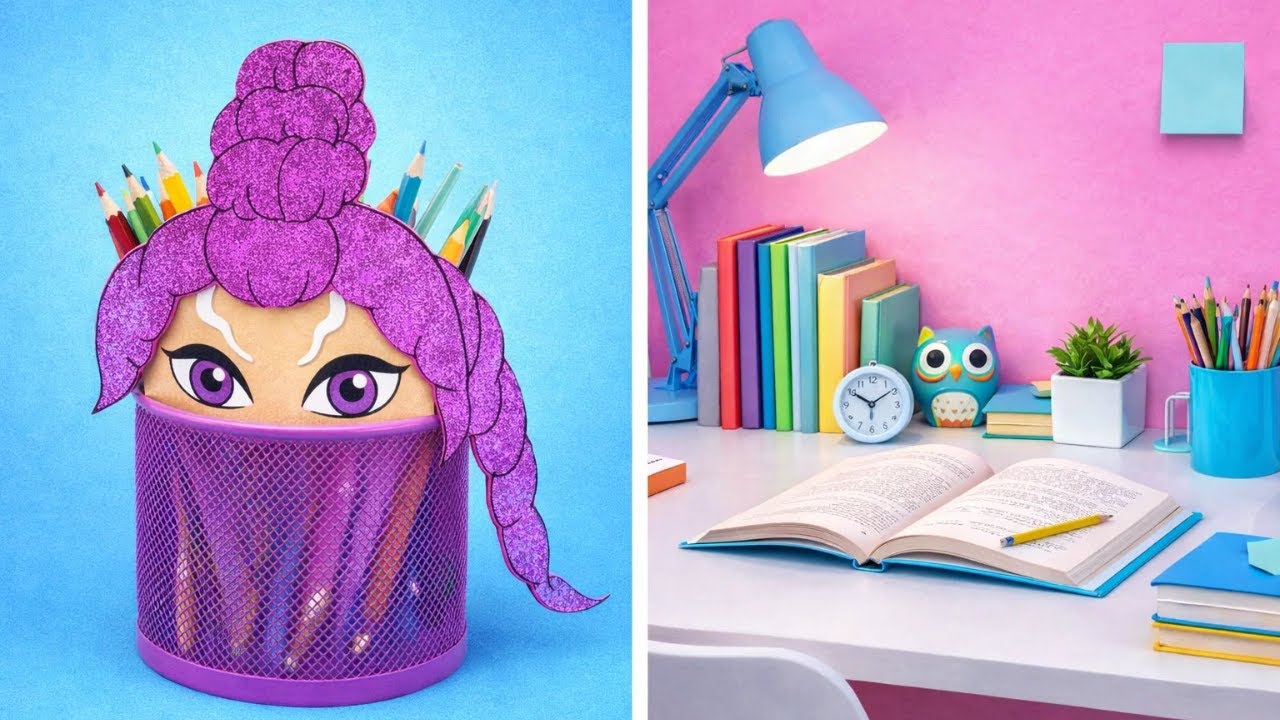 DIY преображение стола в стиле K-Pop! ✨ Бумажные поделки, которые реально работают