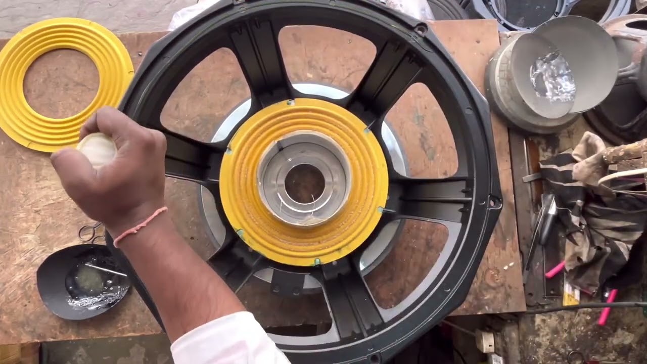 18 inch speaker 🔊 || 330 magnet || 5 inchi bor 2000 watt || audio|| new speaker banana sikhein