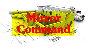 AutoCAD tutorial for Beginners - Mirror command