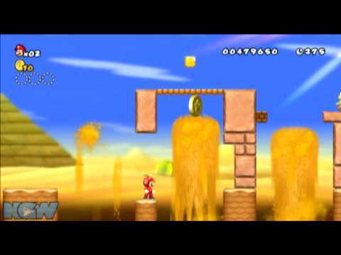 New Super Mario Bros Wii - Star Coin Location Guide - World 2-1 | WikiGameGuides