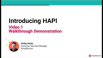Video 1 - A walkthrough demonstration of how to use HAPI