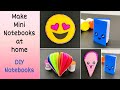 DIY Mini Notebooks - How to make cute notebook at home - Paper Craft - Handmade mini notebooks