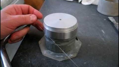 How to trim a soil sample for Consolidation Testing