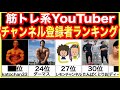 【2026年】筋トレ系ユーチューバーのチャンネル登録者ランキング④【30〜21位】