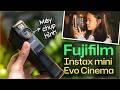 Fujifilm Instax Mini Evo Cinema: Máy chụp hình thiết kế lạ mắt như máy quay phim cổ.