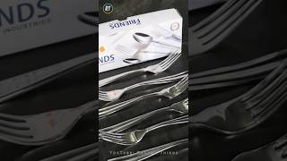 Process of Making Restaurant Steel Fork #randomthings #ytshorts #restaurant #foryou