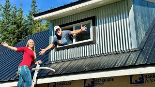 Metal Siding is Finished - Building our own Off Grid House by Martin Johnson - Off Grid Living 55,073 views 7 months ago 26 minutes